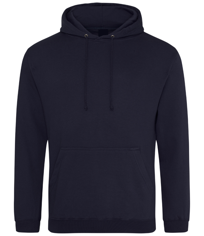 Super soft luxurious feel 60/40 Polyester Cotton mix Hooded Sweatshirt. Select the logo colour of your choice at checkout!