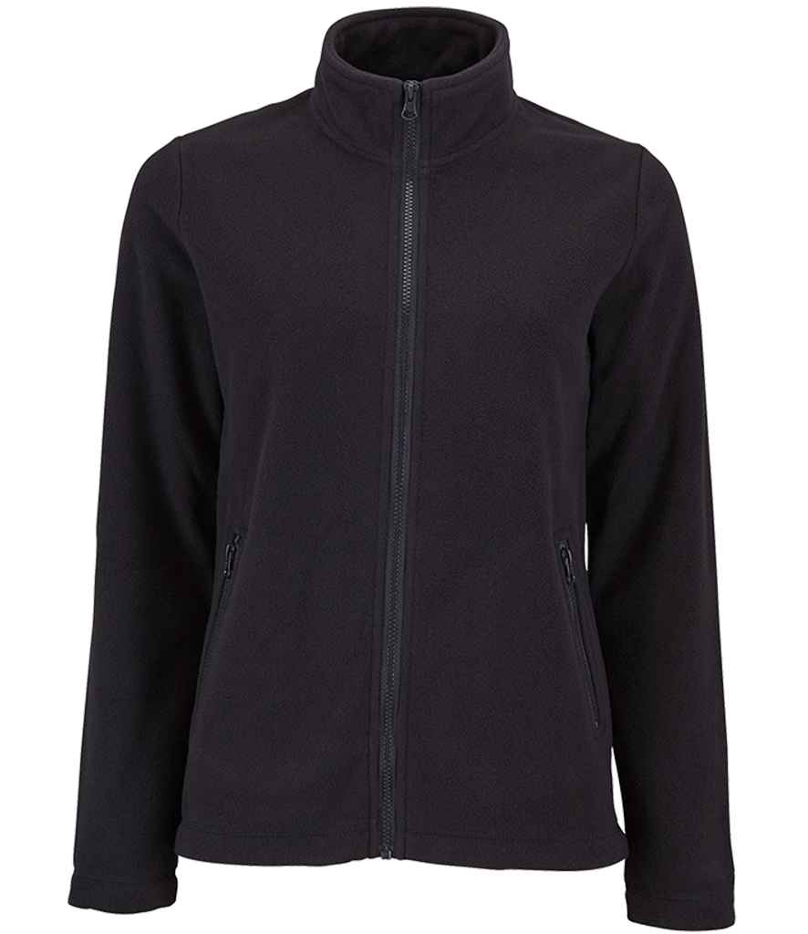 Full Zip Ladies Fleece Jacket embroidered with club logo Select the logo colour of your choice at checkout!