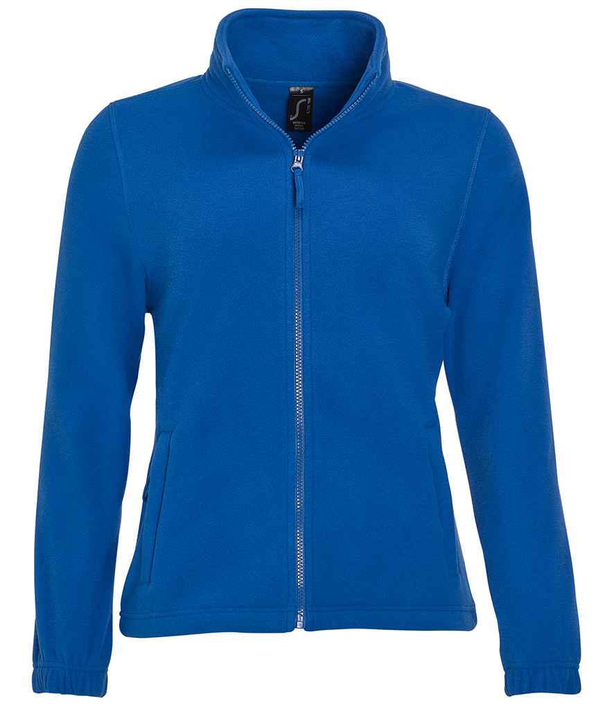 Full Zip Ladies Fleece Jacket embroideRoyal with club logo Select the logo colour of your choice at checkout!