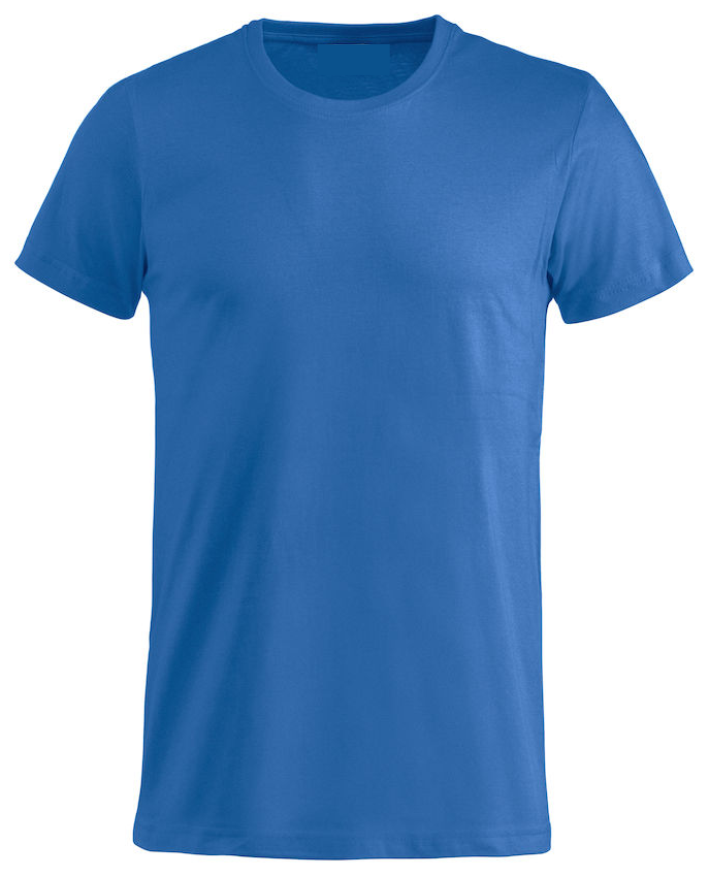 Cotton T Shirt with embroideRoyal Blue logo left breast Select the logo colour of your choice at checkout!